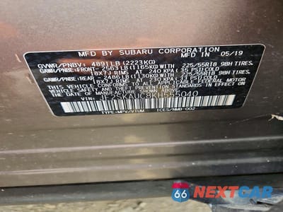 Zdjęcie 12 z 12 samochodu: 2019 SUBARU FORESTER LIMITED VIN:JF2SKAUC8KH555040 - miniatura