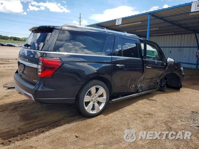 Trzecie zdjęcie samochodu z tyłu: 2024 FORD EXPEDITION MAX PLATINUM VIN:1FMJK1M86REA88293 - miniatura