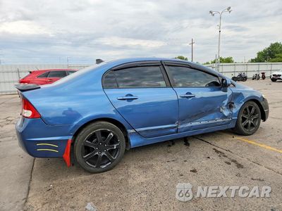 Trzecie zdjęcie samochodu z tyłu: 2010 HONDA CIVIC LX VIN:2HGFA1F5XAH317816 - miniatura