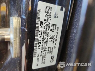Zdjęcie 12 z 12 samochodu: 2009 PONTIAC G8 VIN:6G2ER57779L233307 - miniatura