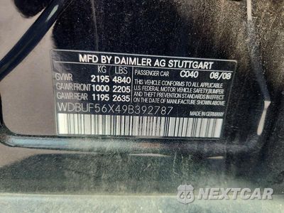 Zdjęcie 12 z 12 samochodu: 2009 MERCEDES-BENZ E 350 VIN:WDBUF56X49B392787 - miniatura