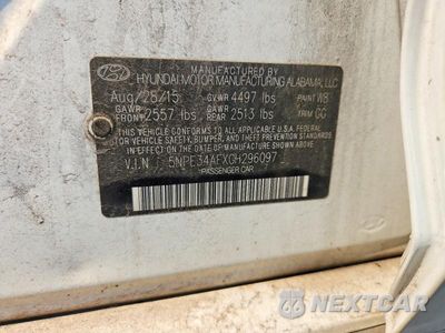 Zdjęcie 13 z 13 samochodu: 2016 HYUNDAI SONATA SPORT VIN:5NPE34AFXGH296097 - miniatura