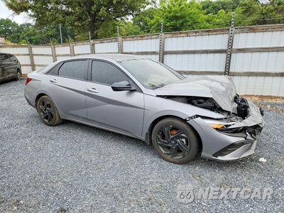 Czwarte zdjęcie samochodu z boku: 2026 HYUNDAI ELANTRA SEL SPORT VIN:KMHLM4DG0TU119126 - miniatura