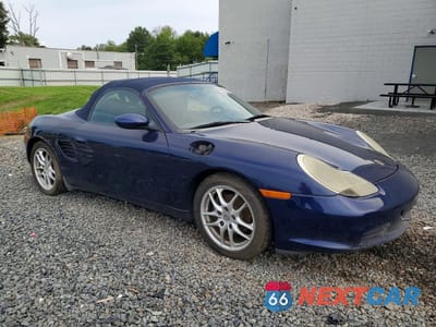 Czwarte zdjęcie samochodu z boku: 2004 PORSCHE BOXSTER VIN:WP0CA29844U621447 - miniatura