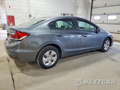 Trzecie zdjęcie samochodu z tyłu: 2013 HONDA CIVIC LX VIN:19XFB2F54DE030098 - miniatura