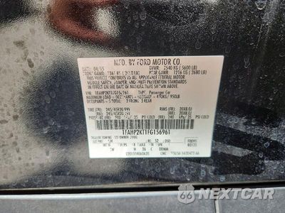 Zdjęcie 12 z 12 samochodu: 2015 FORD TAURUS SHO VIN:1FAHP2KT1FG156961 - miniatura