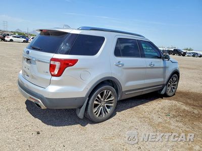 Trzecie zdjęcie samochodu z tyłu: 2016 FORD EXPLORER PLATINUM VIN:1FM5K8HT8GGB95467 - miniatura