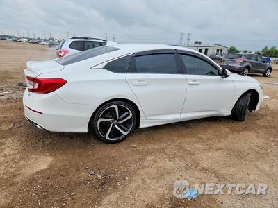 Trzecie zdjęcie samochodu z tyłu: 2019 HONDA ACCORD SPORT VIN:1HGCV2F31KA019893 - miniatura