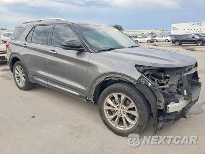 Czwarte zdjęcie samochodu z boku: 2021 FORD EXPLORER LIMITED VIN:1FMSK8FH2MGB03850 - miniatura