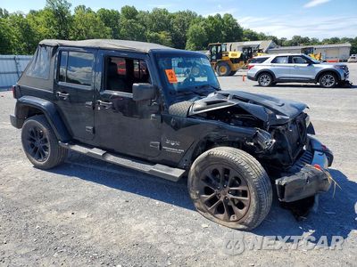 Czwarte zdjęcie samochodu z boku: 2016 JEEP WRANGLER UNLIMITED SAHARA VIN:1C4HJWEG1GL312930 - miniatura
