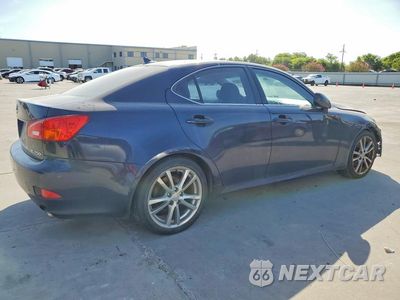 Trzecie zdjęcie samochodu z tyłu: 2007 LEXUS IS 250 BASE VIN:JTHBK262175038324 - miniatura