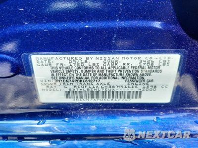 Zdjęcie 12 z 12 samochodu: 2019 NISSAN VERSA SV VIN:3N1CN7AP0KL812717 - miniatura