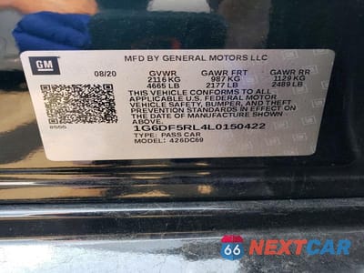Zdjęcie 12 z 12 samochodu: 2020 CADILLAC CT4 PREMIUM LUXURY VIN:1G6DF5RL4L0150422 - miniatura