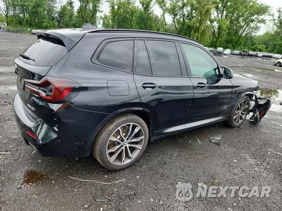 Trzecie zdjęcie samochodu z tyłu: 2022 BMW X3 M40I VIN:5UX83DP05N9K19111 - miniatura