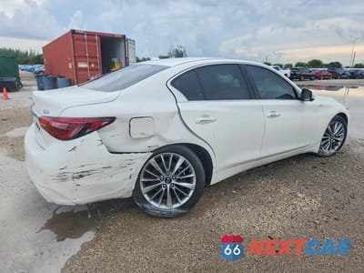 Trzecie zdjęcie samochodu z tyłu: 2023 INFINITI Q50 LUXE VIN:JN1EV7BPXPM510565 - miniatura