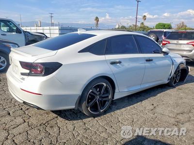 Trzecie zdjęcie samochodu z tyłu: 2019 HONDA ACCORD SPORT VIN:1HGCV2F33KA024075 - miniatura