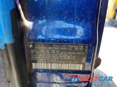 Zdjęcie 12 z 12 samochodu: 1998 BMW 323 IC VIN:WBABJ7329WEA15202 - miniatura