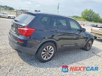 Trzecie zdjęcie samochodu z tyłu: 2014 BMW X3 XDRIVE28I VIN:5UXWX9C54E0D25244 - miniatura