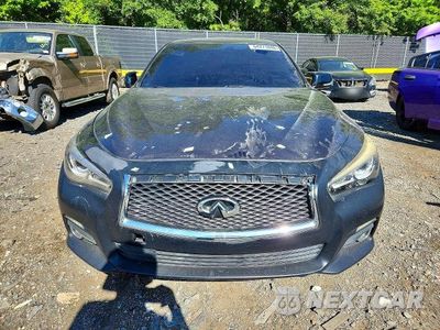 Piąte zdjęcie samochodu w środku: 2014 INFINITI Q50 BASE VIN:JN1BV7AR5EM681422 - miniatura
