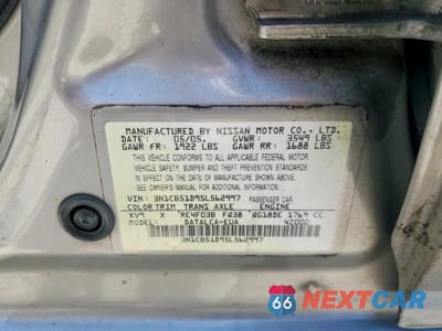 Zdjęcie 13 z 13 samochodu: 2005 NISSAN SENTRA 1.8 VIN:3N1CB51D95L562997 - miniatura