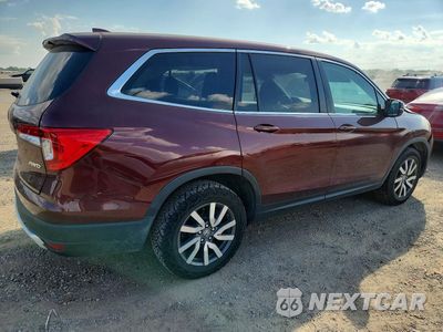Trzecie zdjęcie samochodu z tyłu: 2019 HONDA PILOT EX VIN:5FNYF6H37KB075091 - miniatura