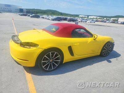 Trzecie zdjęcie samochodu z tyłu: 2018 PORSCHE BOXSTER S VIN:WP0CB2A83JS228572 - miniatura