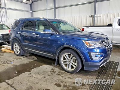 Czwarte zdjęcie samochodu z boku: 2017 FORD EXPLORER LIMITED VIN:1FM5K8F87HGC11044 - miniatura