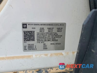 Zdjęcie 13 z 13 samochodu: 2019 GMC TERRAIN SLE VIN:3GKALUEU8KL293333 - miniatura