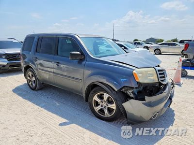 Czwarte zdjęcie samochodu z boku: 2013 HONDA PILOT EXLN VIN:5FNYF3H71DB021404 - miniatura