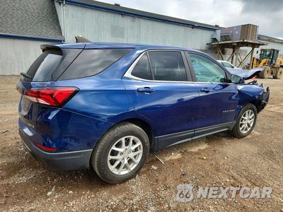 Trzecie zdjęcie samochodu z tyłu: 2022 CHEVROLET EQUINOX LT VIN:3GNAXUEVXNL100667 - miniatura