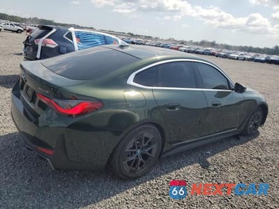 Trzecie zdjęcie samochodu z tyłu: 2024 BMW I4 EDRIVE 35 VIN:WBY43AW04RFT35325 - miniatura