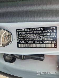 Zdjęcie 12 z 12 samochodu: 2025 PORSCHE PANAMERA 4 E-HYBRID VIN:WP0AE2YAXSL045995 - miniatura