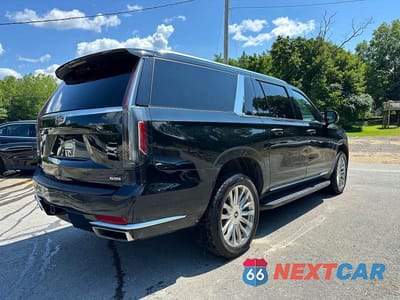 Trzecie zdjęcie samochodu z tyłu: 2023 CADILLAC ESCALADE ESV PREMIUM LUXURY VIN:1GYS4KKL0PR148004 - miniatura