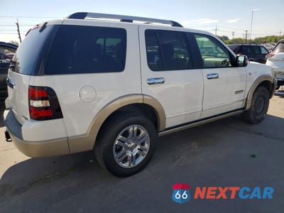 Trzecie zdjęcie samochodu z tyłu: 2007 FORD EXPLORER EDDIE BAUER VIN:1FMEU74877UB19021 - miniatura