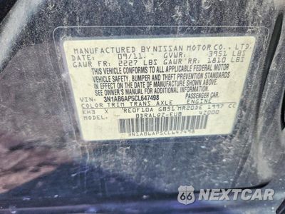 Zdjęcie 12 z 12 samochodu: 2012 NISSAN SENTRA 2.0 VIN:3N1AB6AP5CL647498 - miniatura