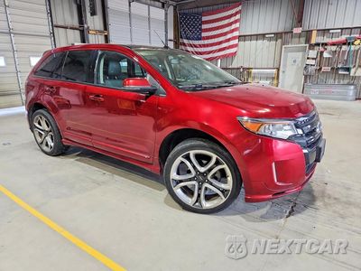 Czwarte zdjęcie samochodu z boku: 2014 FORD EDGE SPORT VIN:2FMDK4AK3EBB75542 - miniatura