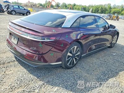 Trzecie zdjęcie samochodu z tyłu: 2022 LUCID MOTORS AIR GRAND TOURING VIN:50EA1GBA1NA004961 - miniatura