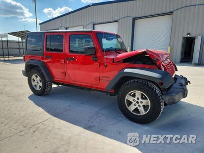 Czwarte zdjęcie samochodu z boku: 2018 JEEP WRANGLER UNLIMITED SPORT VIN:1C4BJWDG6JL807400 - miniatura