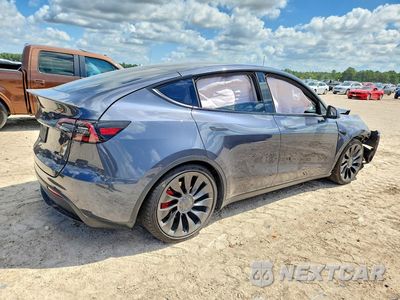 Trzecie zdjęcie samochodu z tyłu: 2023 TESLA MODEL Y VIN:7SAYGDEF6PF766381 - miniatura