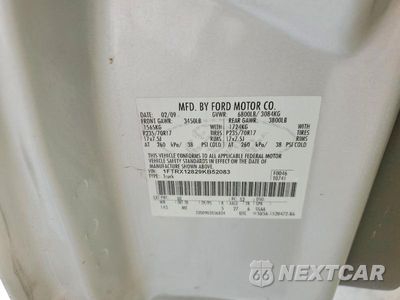 Zdjęcie 12 z 12 samochodu: 2009 FORD F150 SUPER CAB VIN:1FTRX12829KB52083 - miniatura