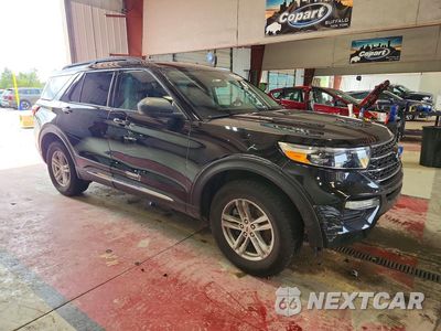 Czwarte zdjęcie samochodu z boku: 2023 FORD EXPLORER XLT VIN:1FMSK8DHXPGC37769 - miniatura