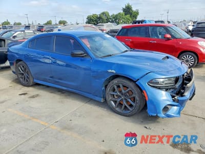 Czwarte zdjęcie samochodu z boku: 2021 DODGE CHARGER R/T VIN:2C3CDXCT9MH629150 - miniatura