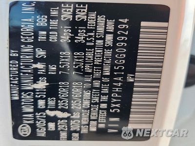 Zdjęcie 13 z 13 samochodu: 2016 KIA SORENTO EX VIN:5XYPH4A15GG099294 - miniatura