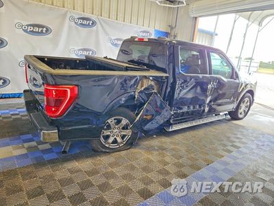 Trzecie zdjęcie samochodu z tyłu: 2022 FORD F150 SUPERCREW VIN:1FTEW1CB3NKE83809 - miniatura