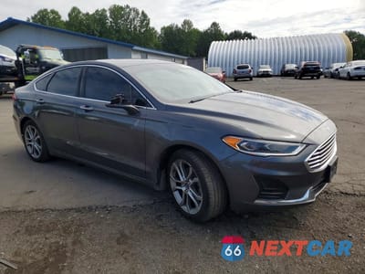 Czwarte zdjęcie samochodu z boku: 2019 FORD FUSION SEL VIN:3FA6P0CD9KR147334 - miniatura