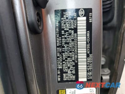Zdjęcie 13 z 13 samochodu: 2005 TOYOTA CAMRY STANDARD VIN:4T1BE32K05U503288 - miniatura