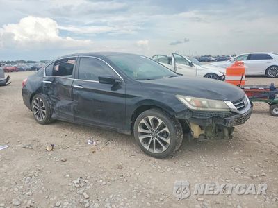 Czwarte zdjęcie samochodu z boku: 2014 HONDA ACCORD SPORT VIN:1HGCR2F58EA038872 - miniatura