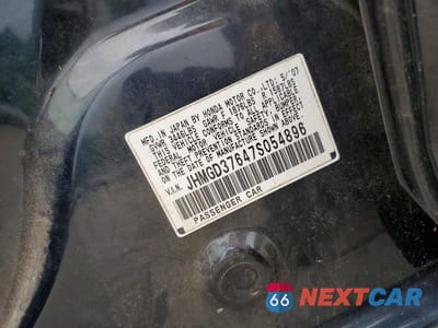 Zdjęcie 12 z 12 samochodu: 2007 HONDA FIT S VIN:JHMGD37647S054896 - miniatura