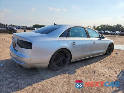 Trzecie zdjęcie samochodu z tyłu: 2013 AUDI A8 L QUATTRO VIN:WAURGAFD4DN000530 - miniatura