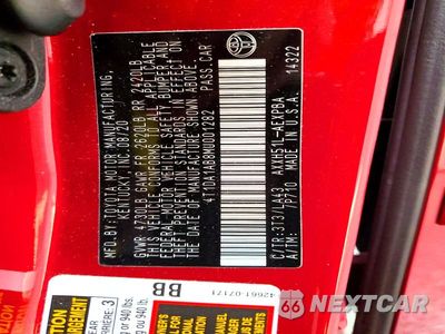 Zdjęcie 12 z 12 samochodu: 2021 TOYOTA AVALON LIMITED VIN:4T1DA1AB8MU001282 - miniatura